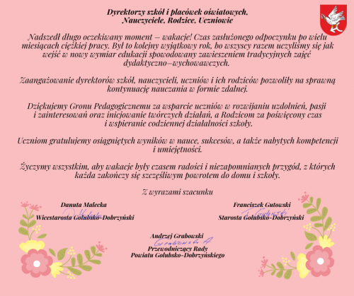Zakończenie roku szkolnego