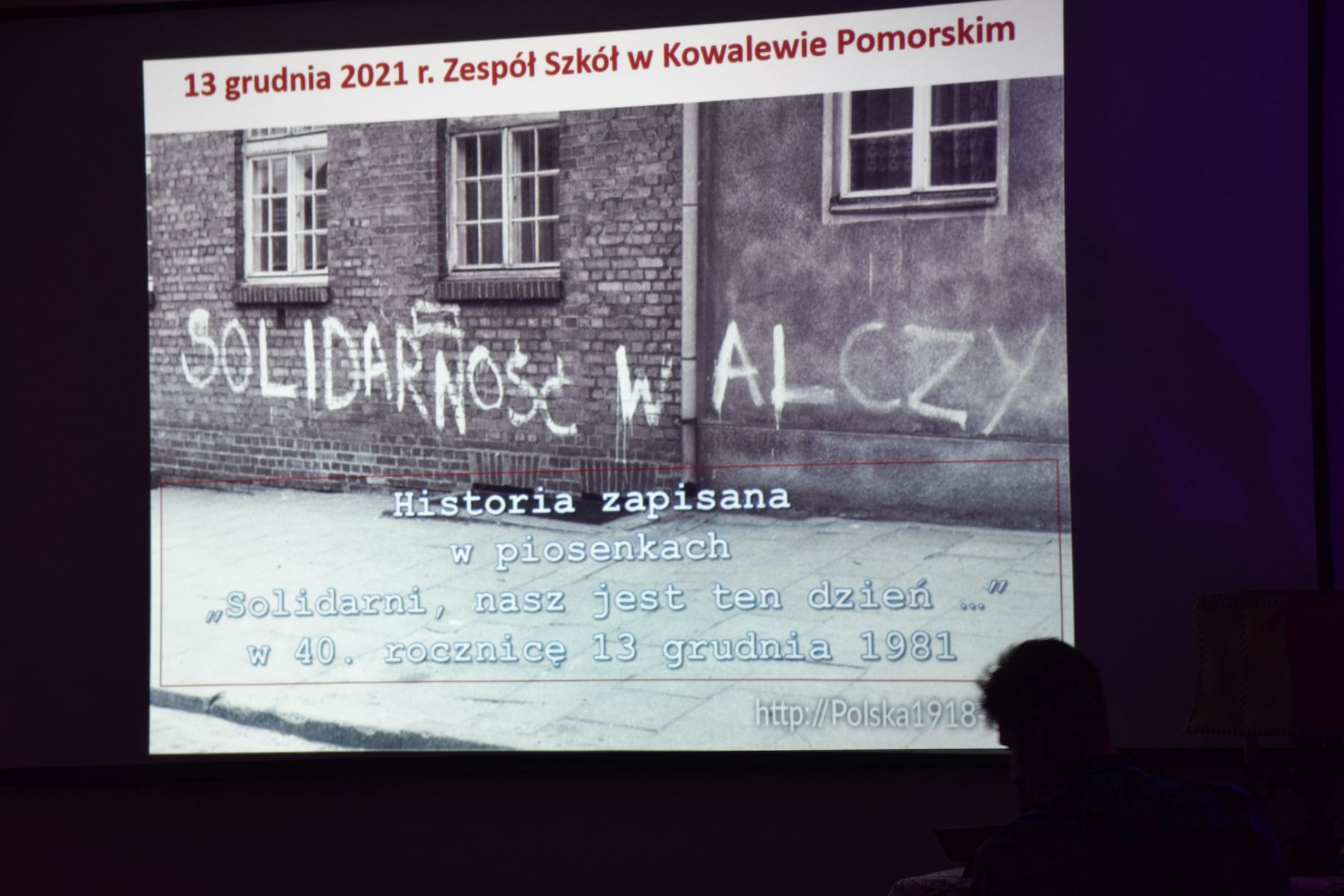 Koncert artystyczno-historyczny w Zespole Szkół w...