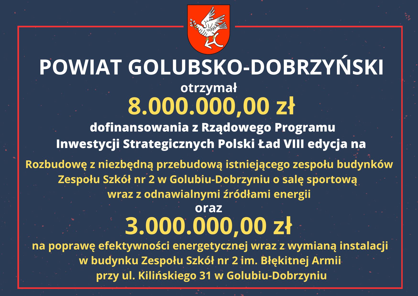 Wyniki Naboru Rządowego Programu Inwestycji Strategicznych Polski Ład VIII edycja